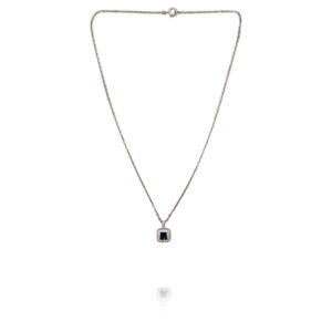 FIO EM OURO COM DIAMANTES E TOPÁZIOS