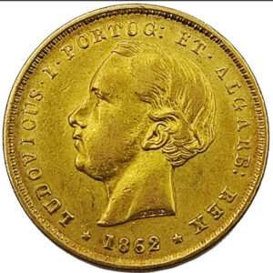 D.LUÍS I - 5.000 REIS - 1862