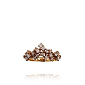 DAMIANI - ANEL EM OURO COM DIAMANTES