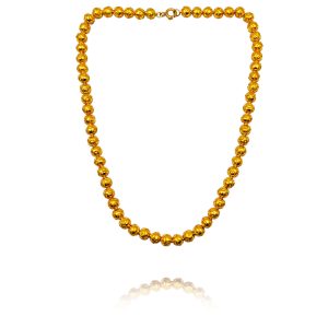 COLAR DE CONTAS MINHOTAS EM OURO