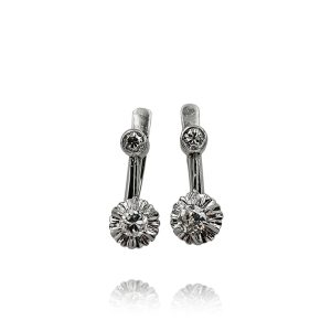 BRINCOS EM OURO COM DIAMANTES
