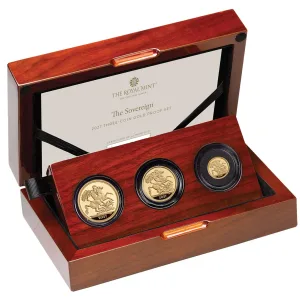 SET 3 MOEDAS SOVEREIGN 2027 - PROOF